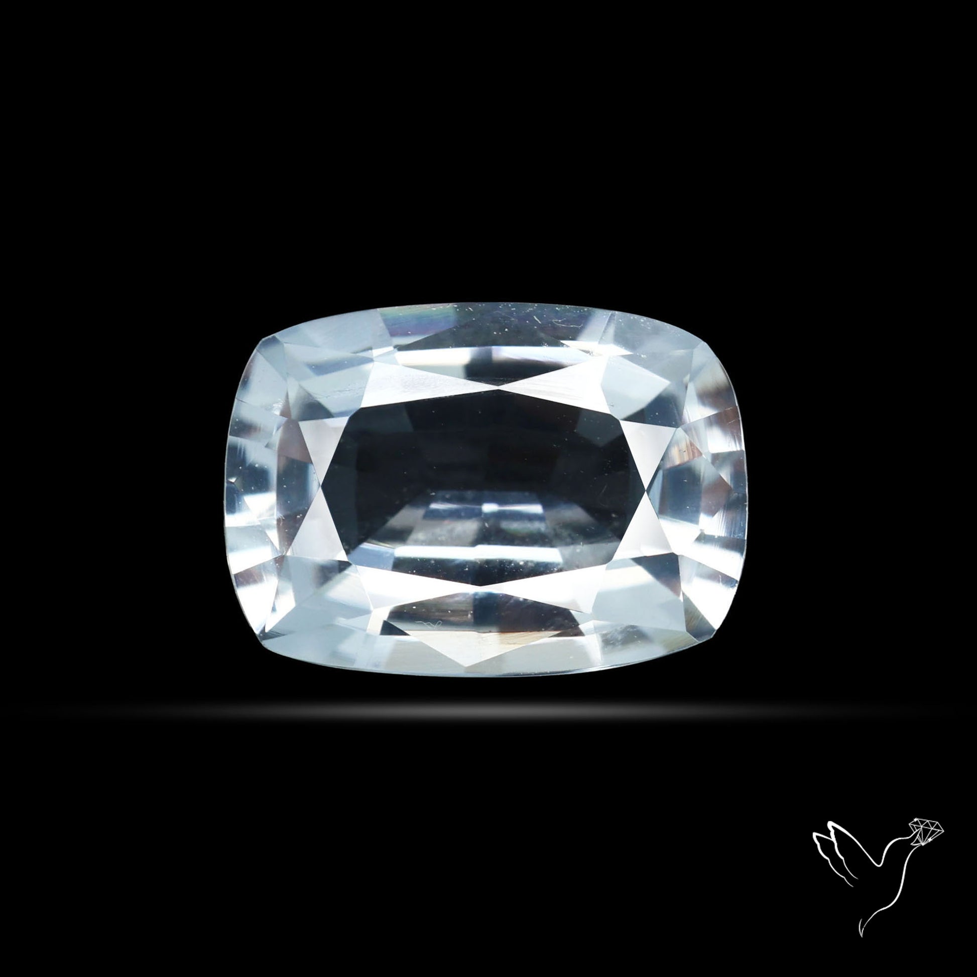 Himalayan Clear Quartz Faceted Fine Cut Gemstone