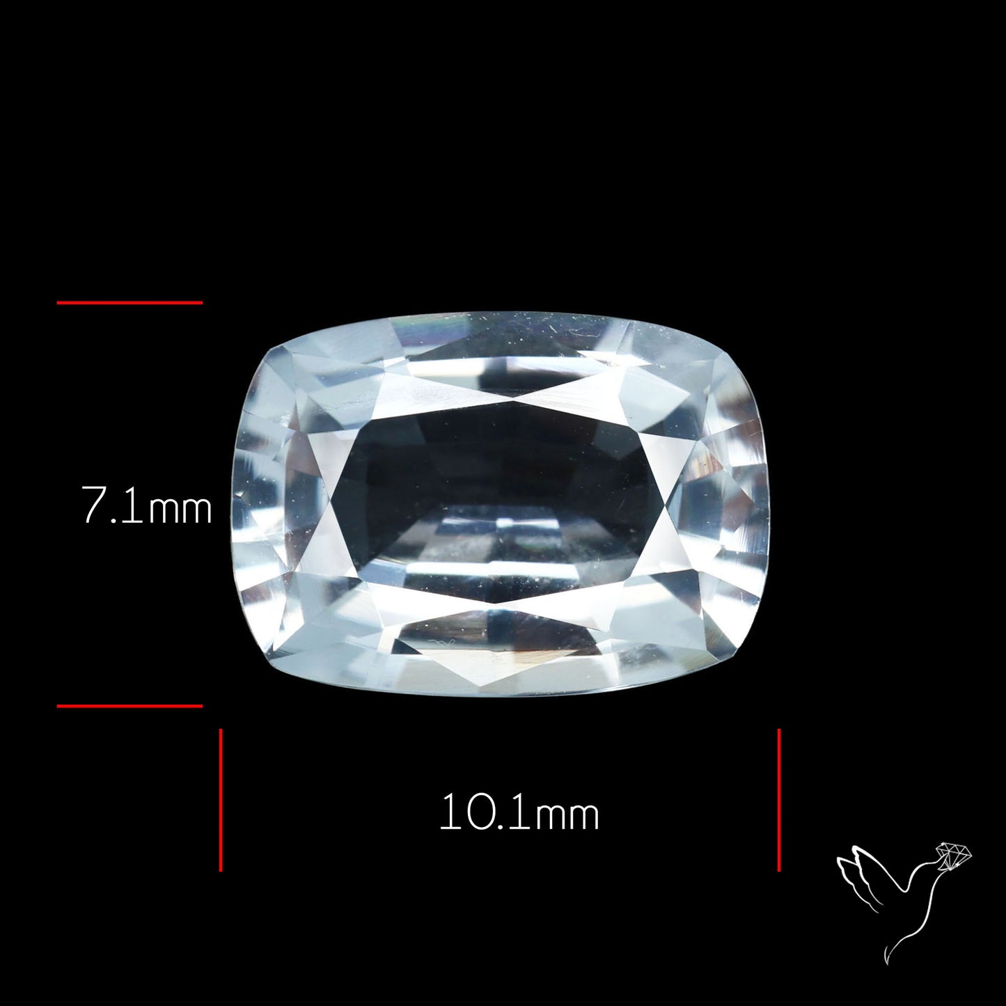 Himalayan Clear Quartz Faceted Fine Cut Gemstone