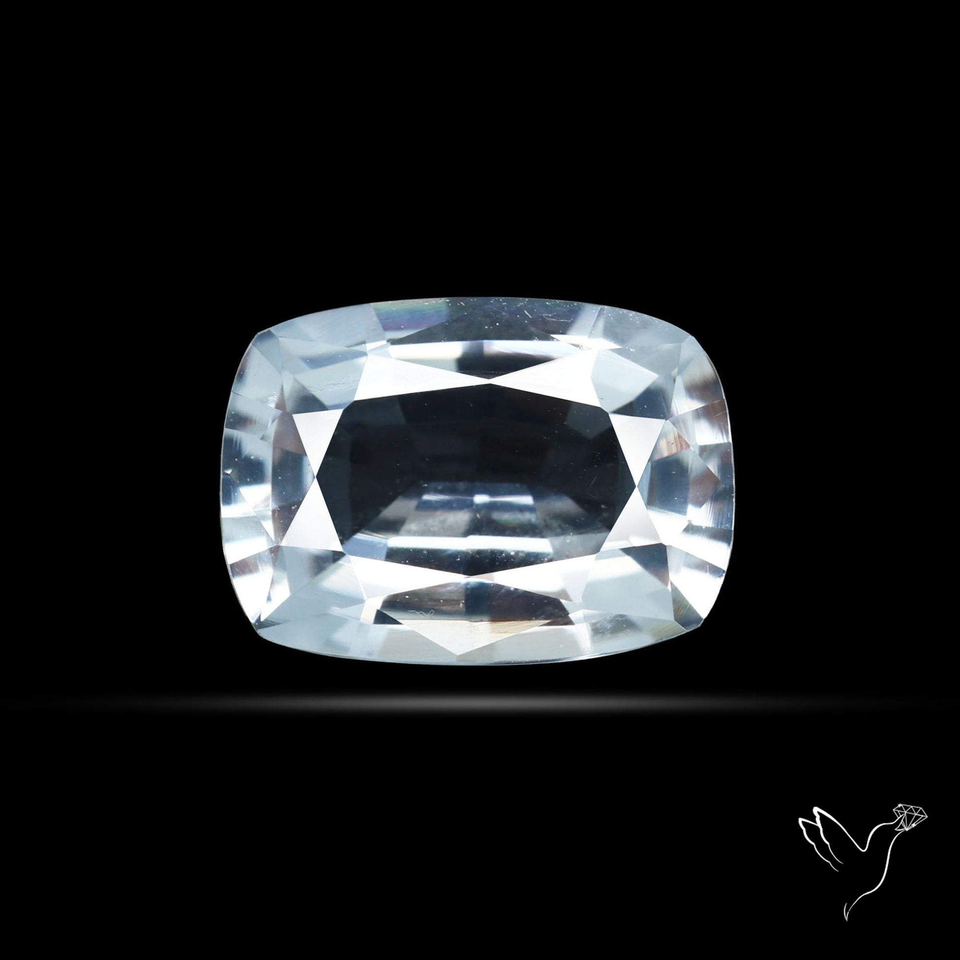 Himalayan Clear Quartz Faceted Fine Cut Gemstone