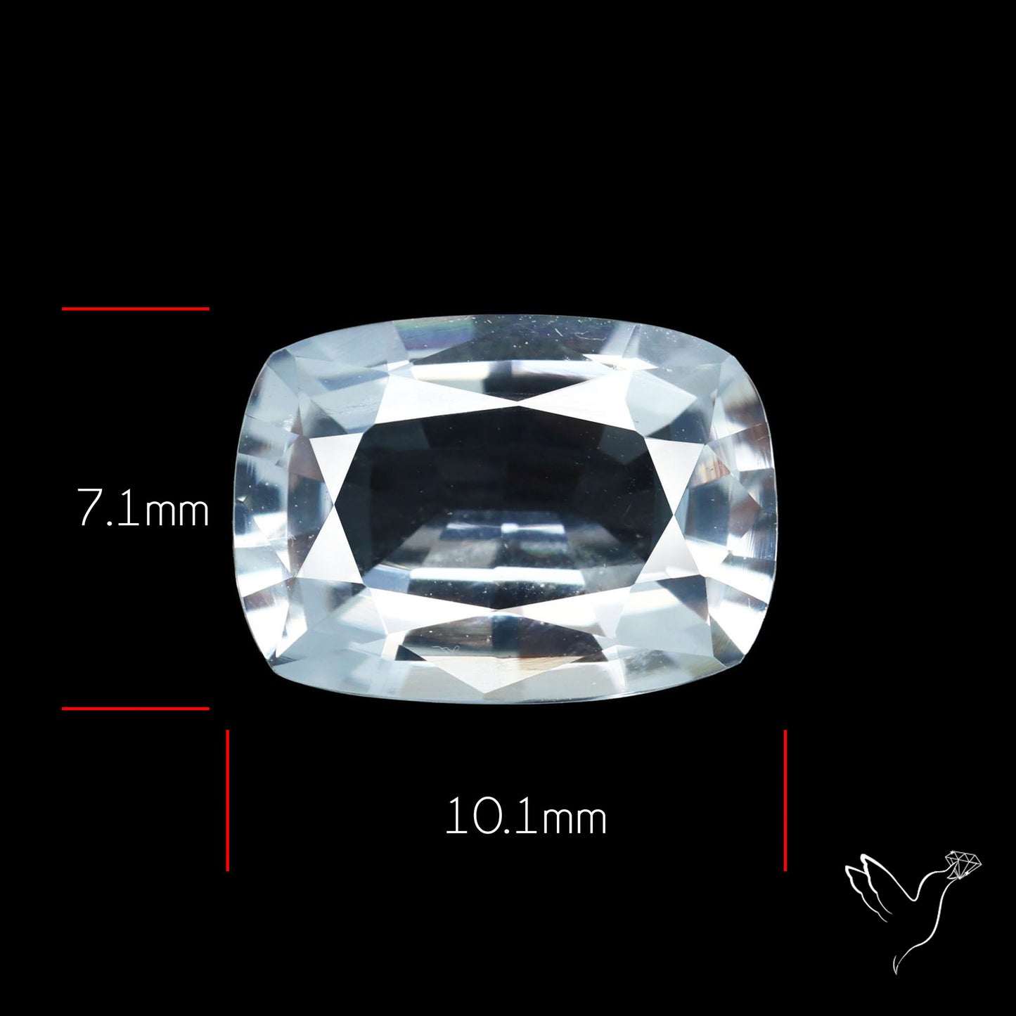 Himalayan Clear Quartz Faceted Fine Cut Gemstone