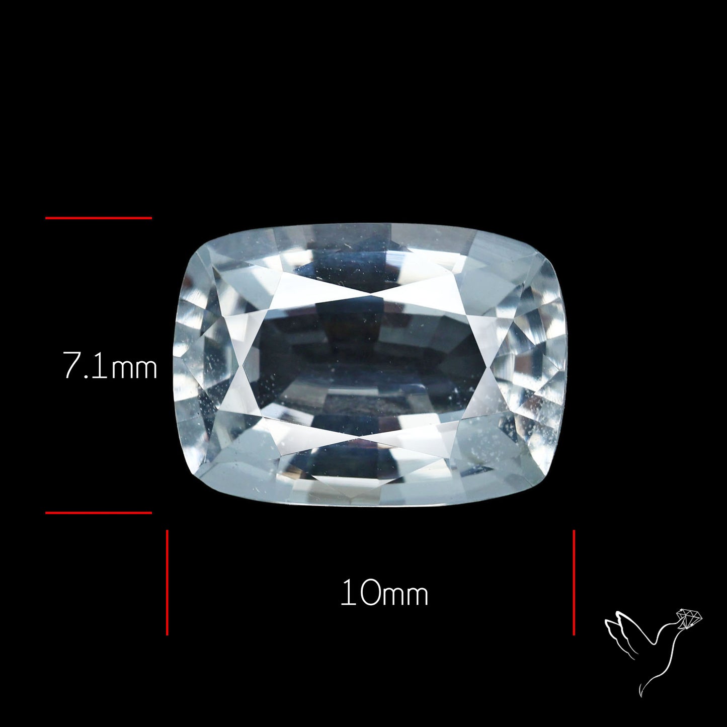Himalayan Clear Quartz Faceted Fine Cut Gemstone