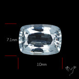 Himalayan Clear Quartz Faceted Fine Cut Gemstone