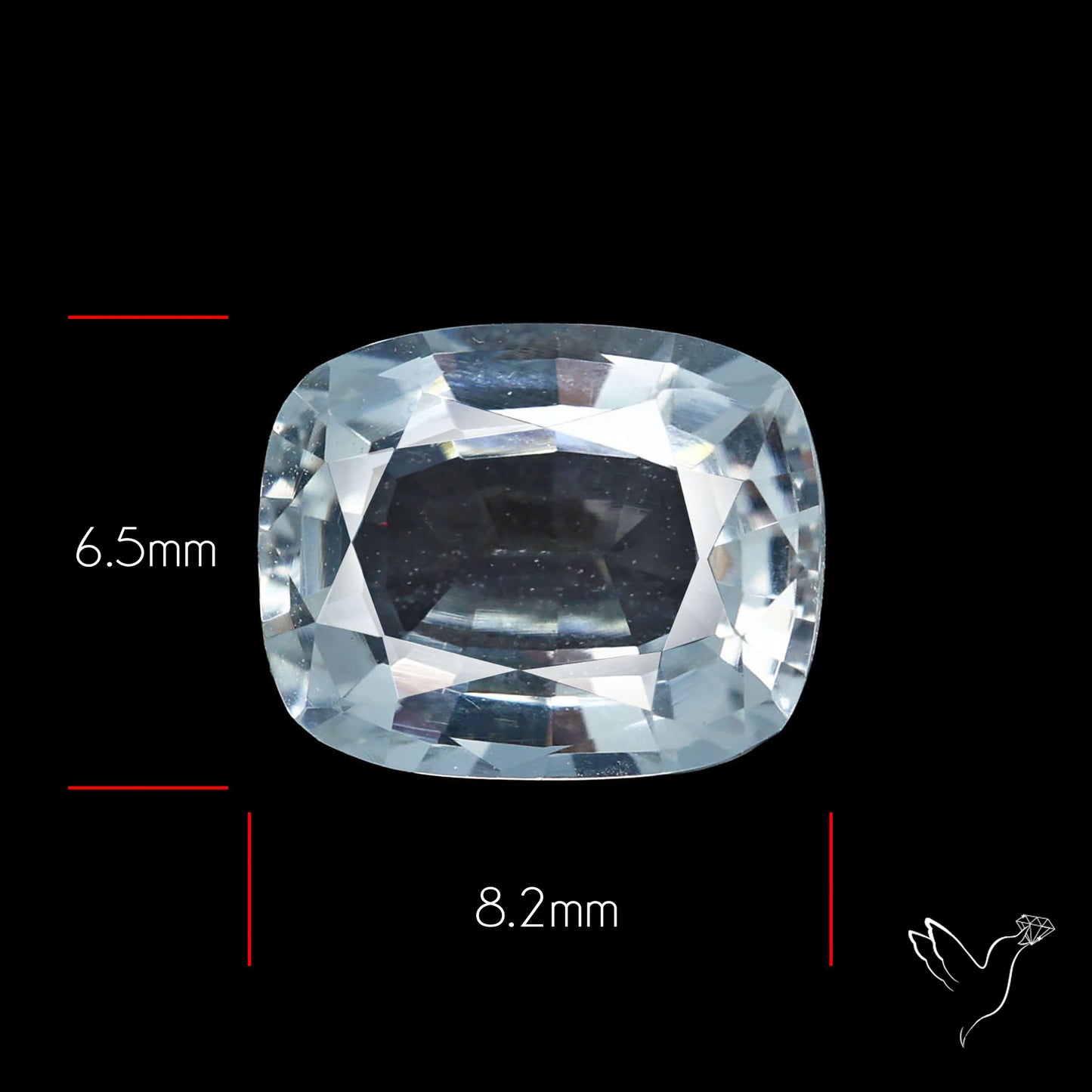 Himalayan Clear Quartz Faceted Fine Cut Gemstone