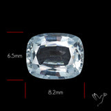 Himalayan Clear Quartz Faceted Fine Cut Gemstone