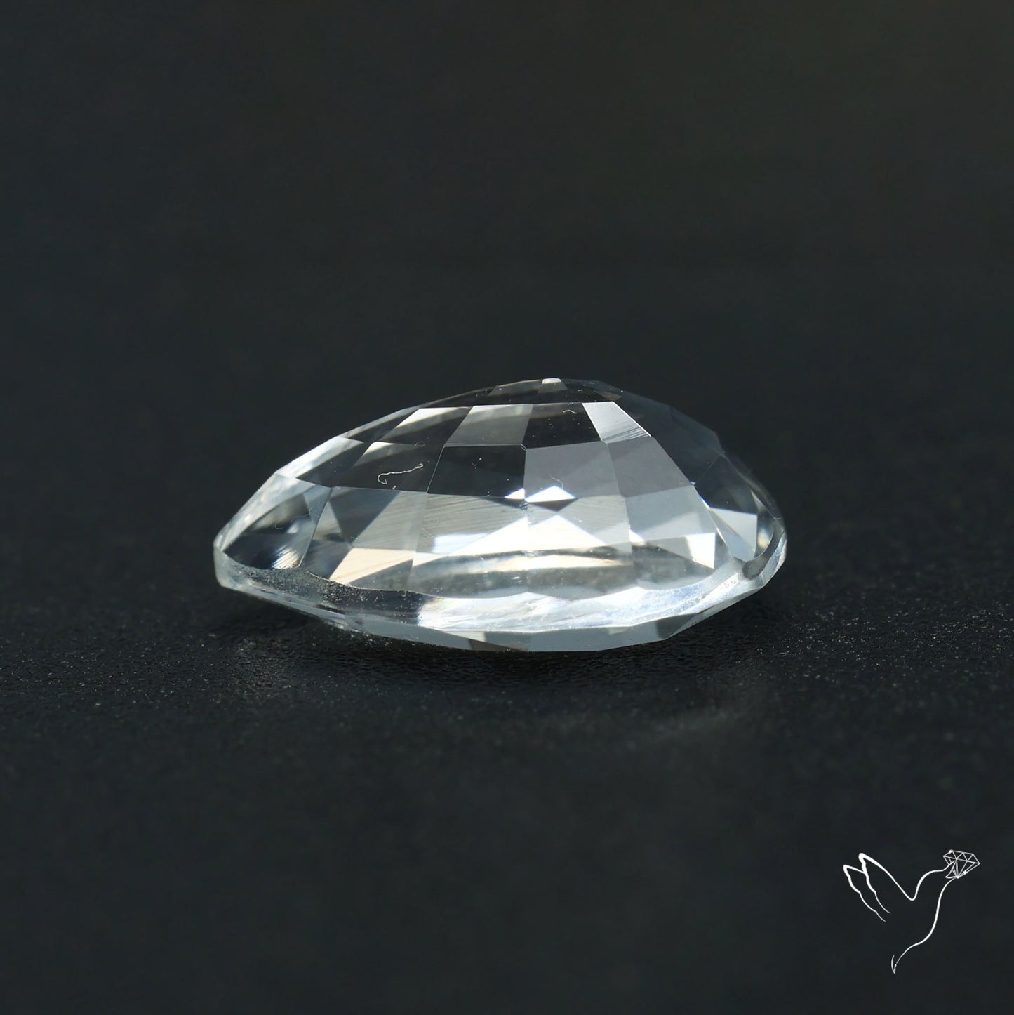 Himalayan Clear Quartz Faceted Fine Cut Gemstone
