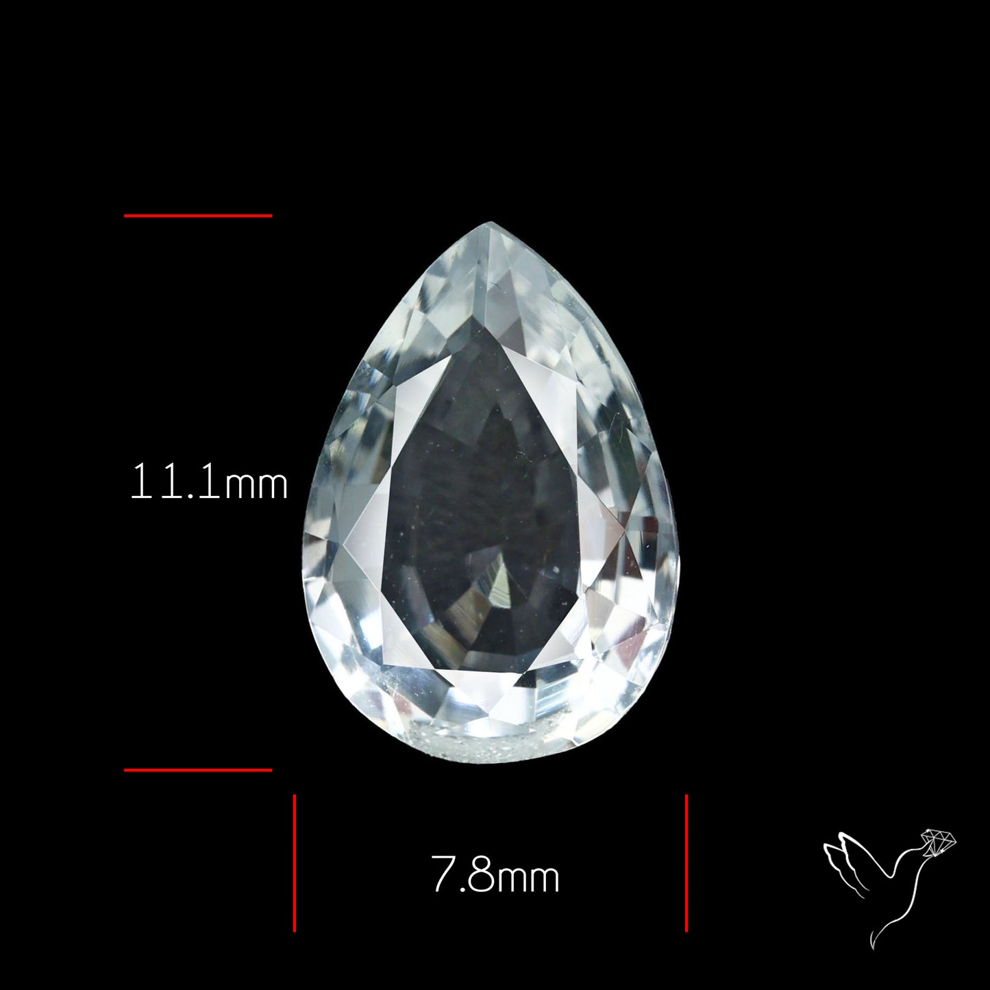 Himalayan Clear Quartz Faceted Fine Cut Gemstone