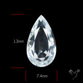 Himalayan Clear Quartz Faceted Fine Cut Gemstone