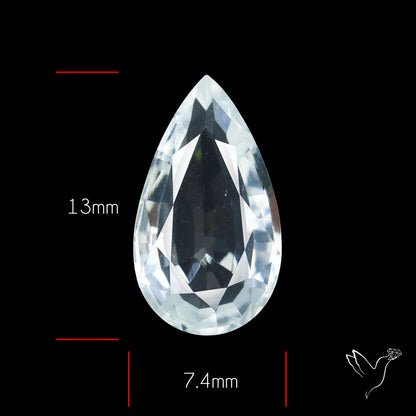 Himalayan Clear Quartz Faceted Fine Cut Gemstone