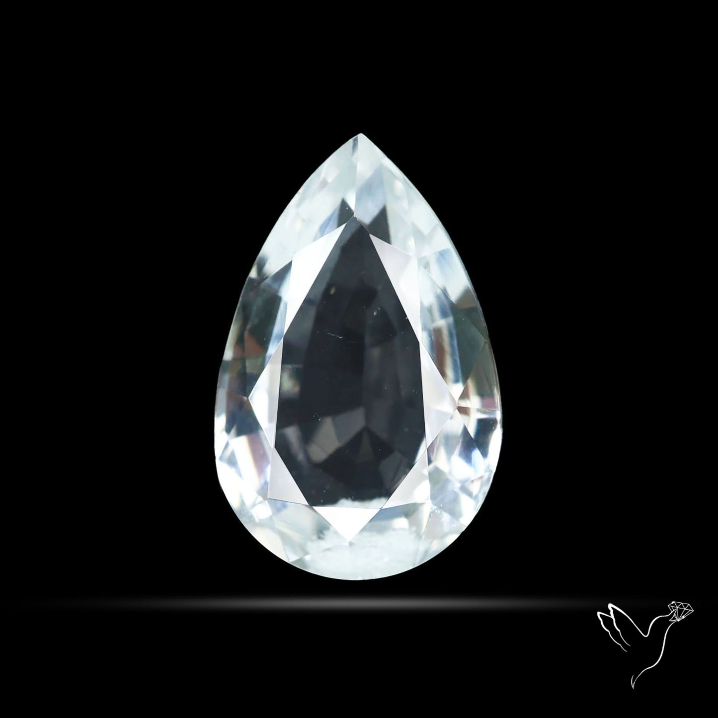 Himalayan Clear Quartz Faceted Fine Cut Gemstone