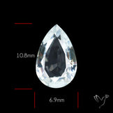 Himalayan Clear Quartz Faceted Fine Cut Gemstone