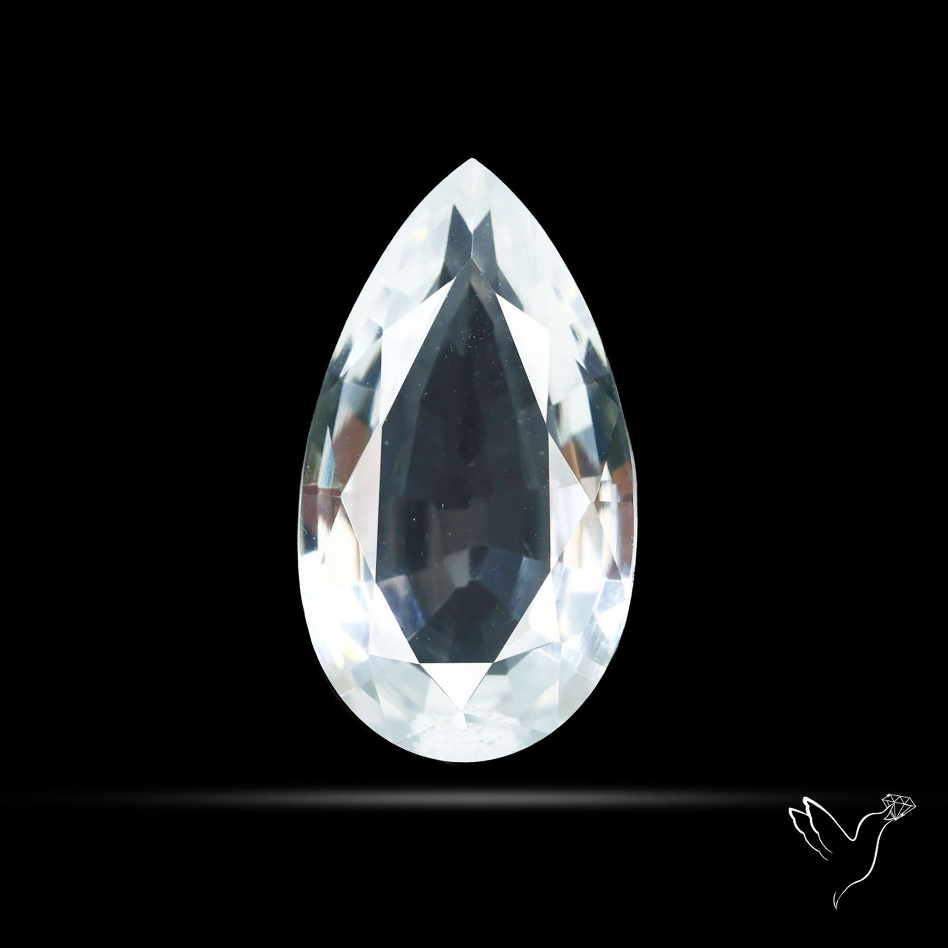 Himalayan Clear Quartz Faceted Fine Cut Gemstone