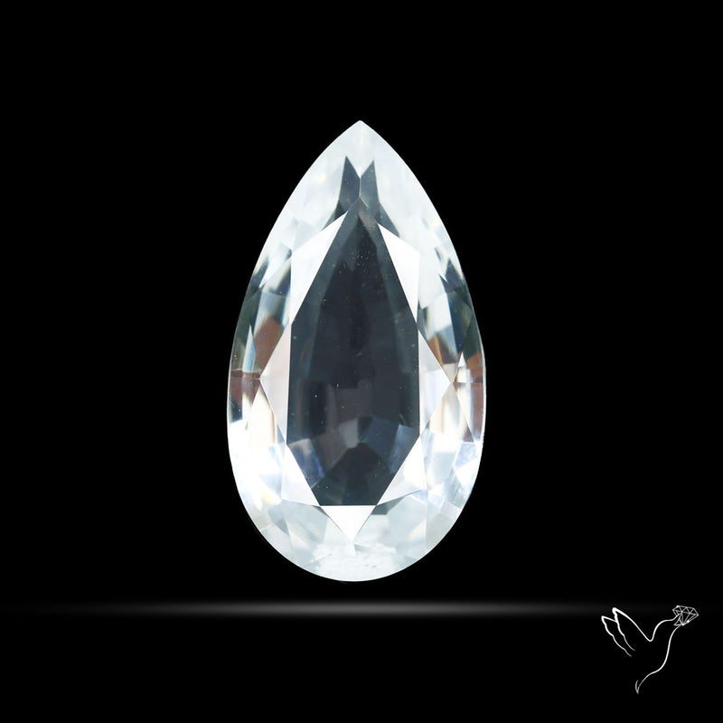 Himalayan Clear Quartz Faceted Fine Cut Gemstone