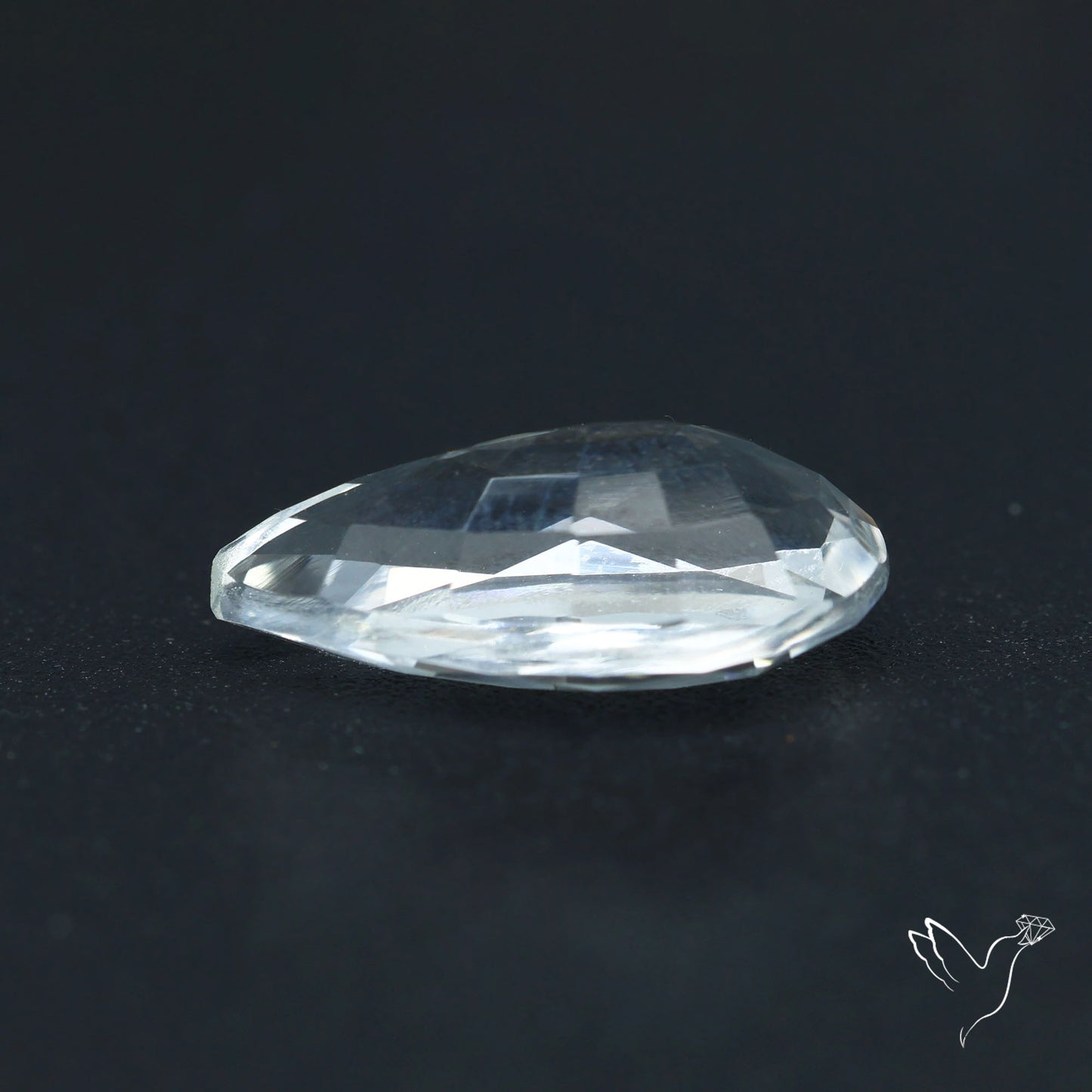 Himalayan Clear Quartz Faceted Fine Cut Gemstone