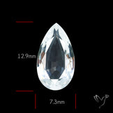 Himalayan Clear Quartz Faceted Fine Cut Gemstone