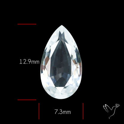 Himalayan Clear Quartz Faceted Fine Cut Gemstone