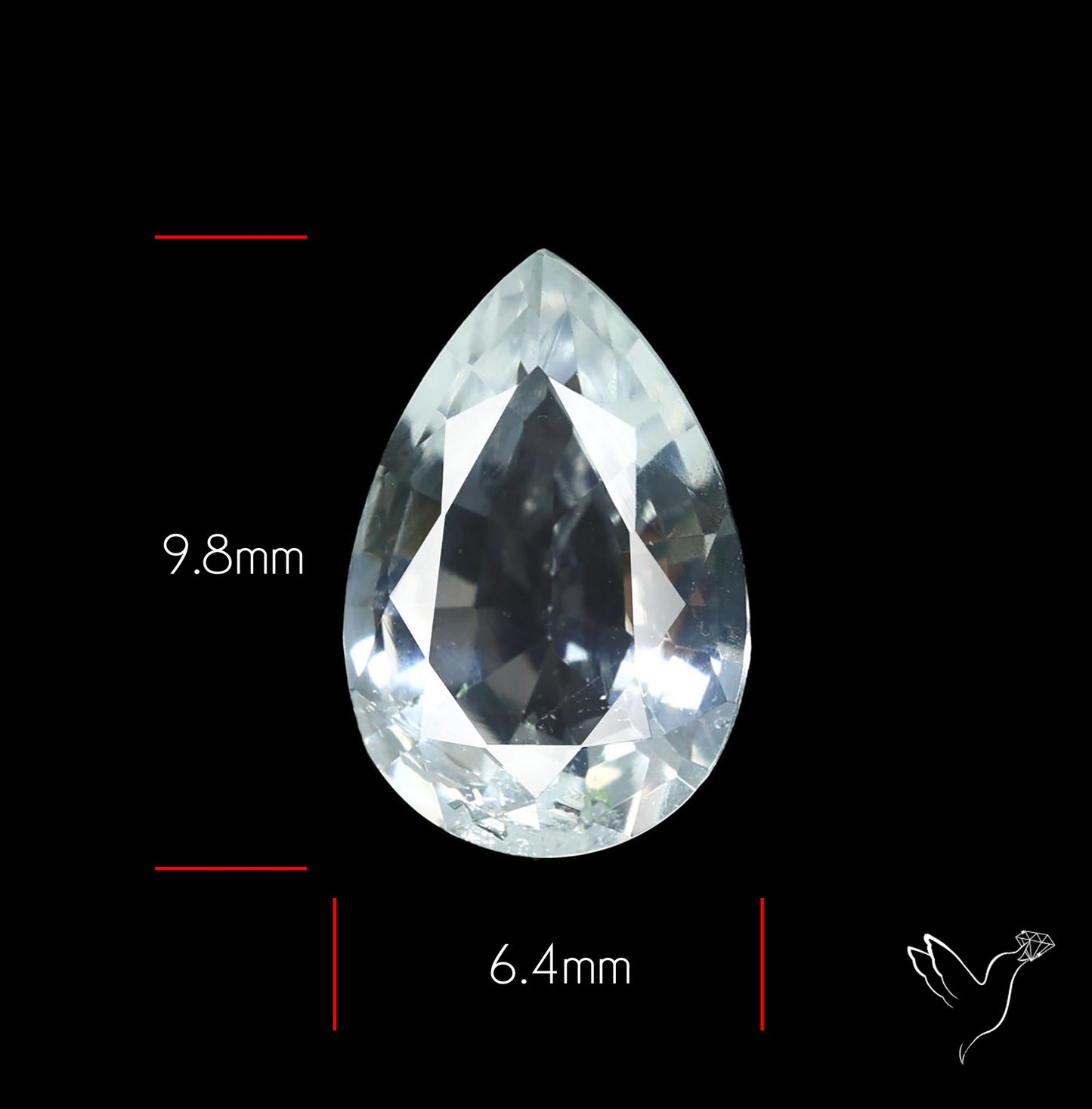 Himalayan Clear Quartz Faceted Fine Cut Gemstone