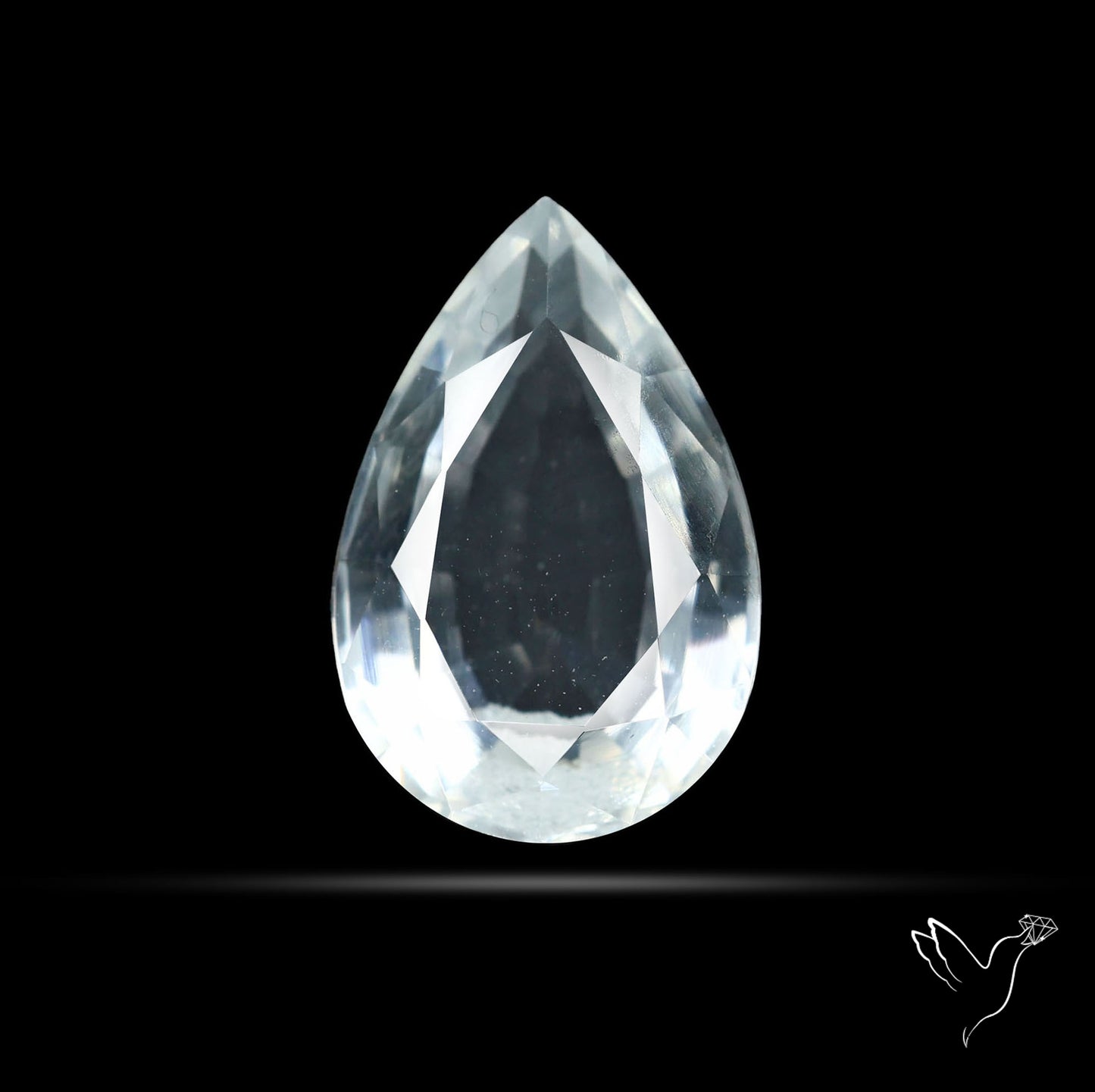 Himalayan Clear Quartz Faceted Fine Cut Gemstone