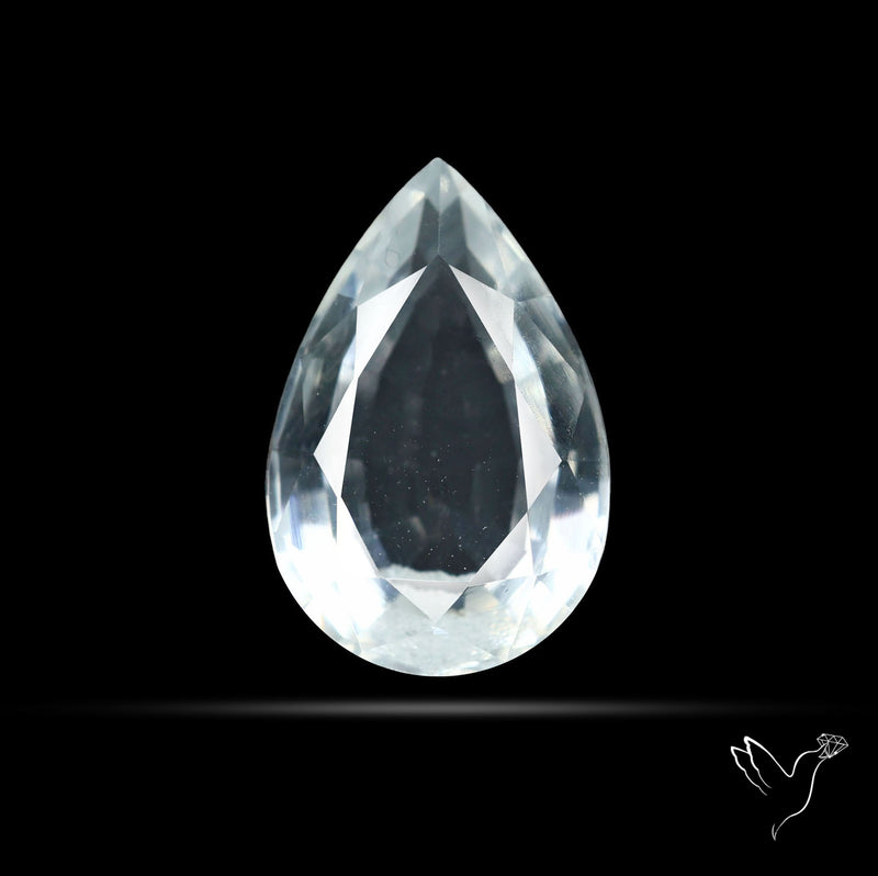 Himalayan Clear Quartz Faceted Fine Cut Gemstone