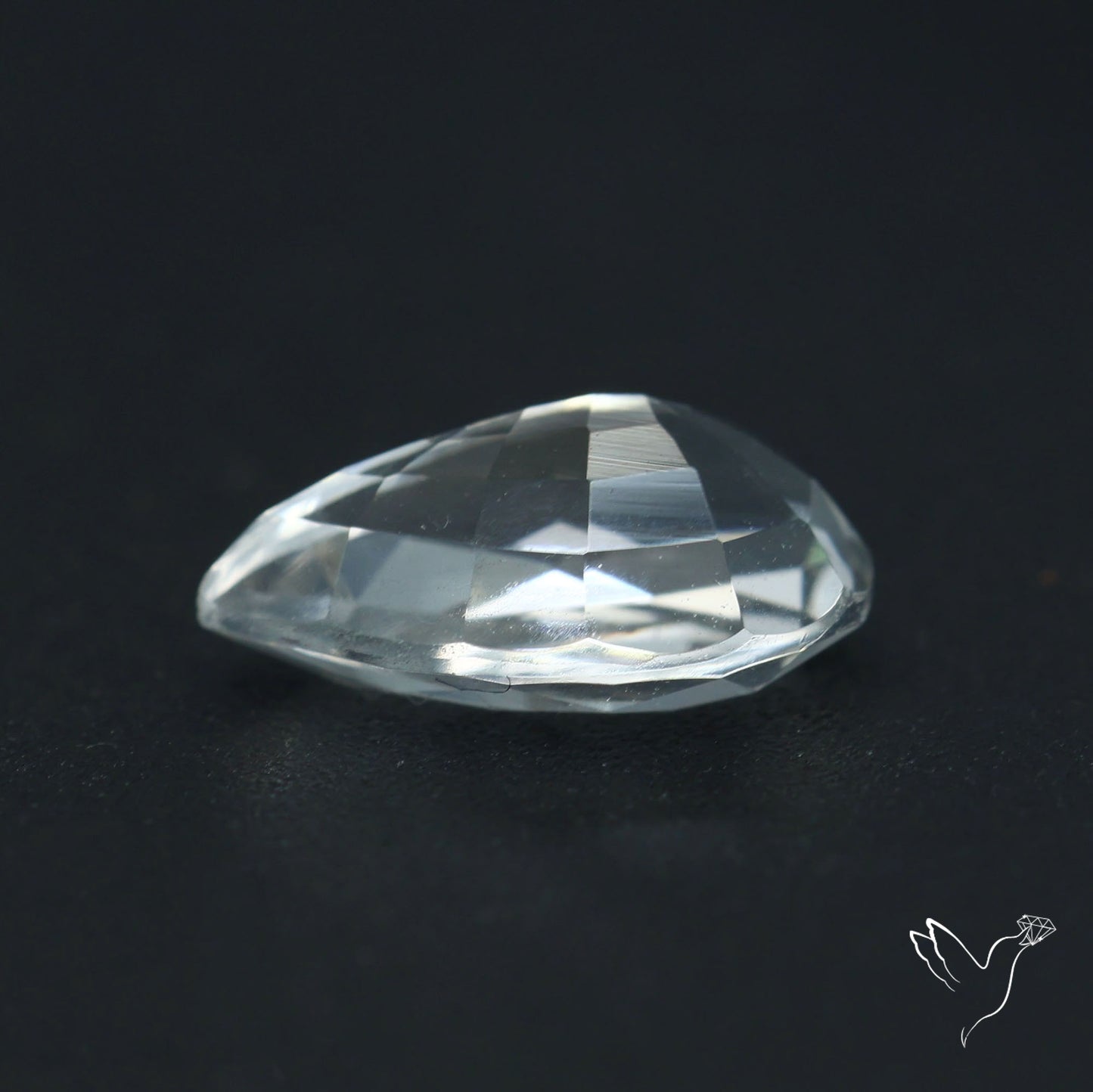Himalayan Clear Quartz Faceted Fine Cut Gemstone