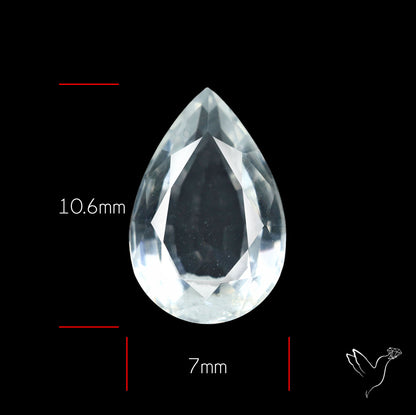 Himalayan Clear Quartz Faceted Fine Cut Gemstone