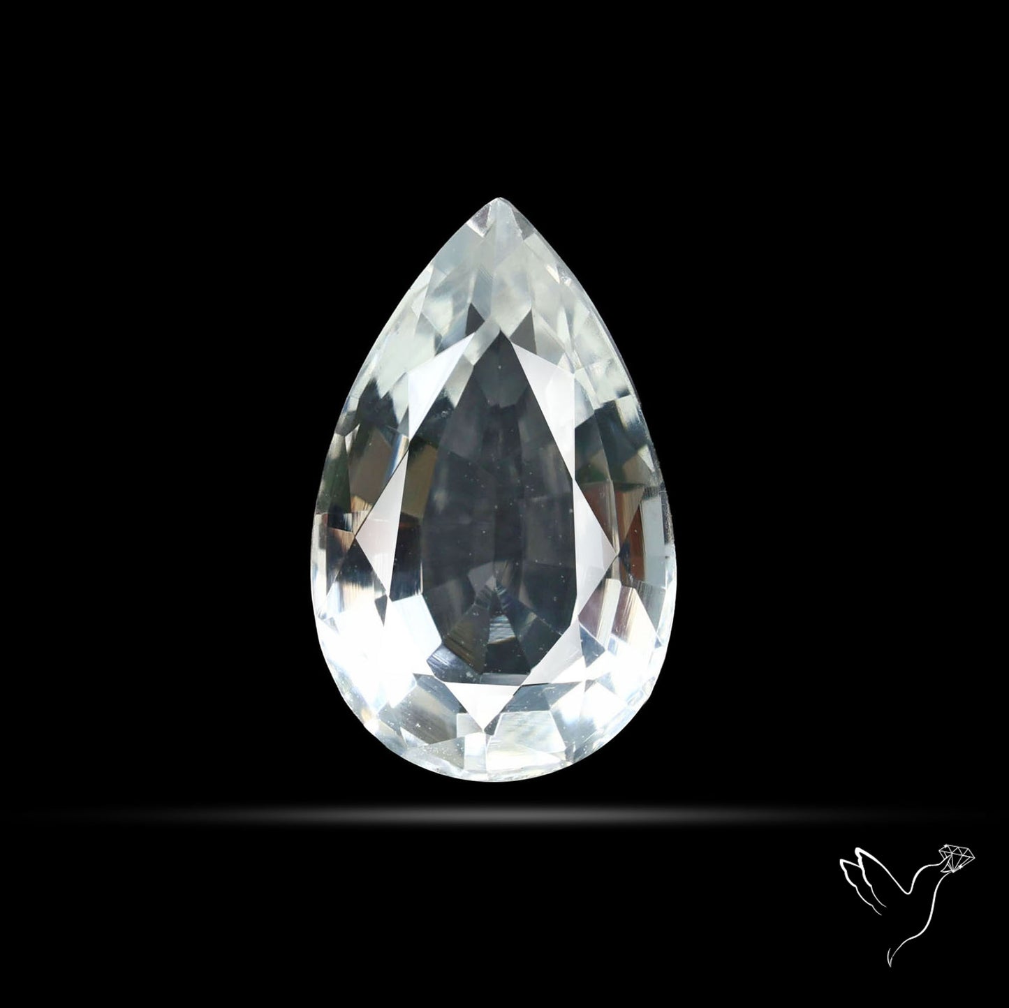 Himalayan Clear Quartz Faceted Fine Cut Gemstone