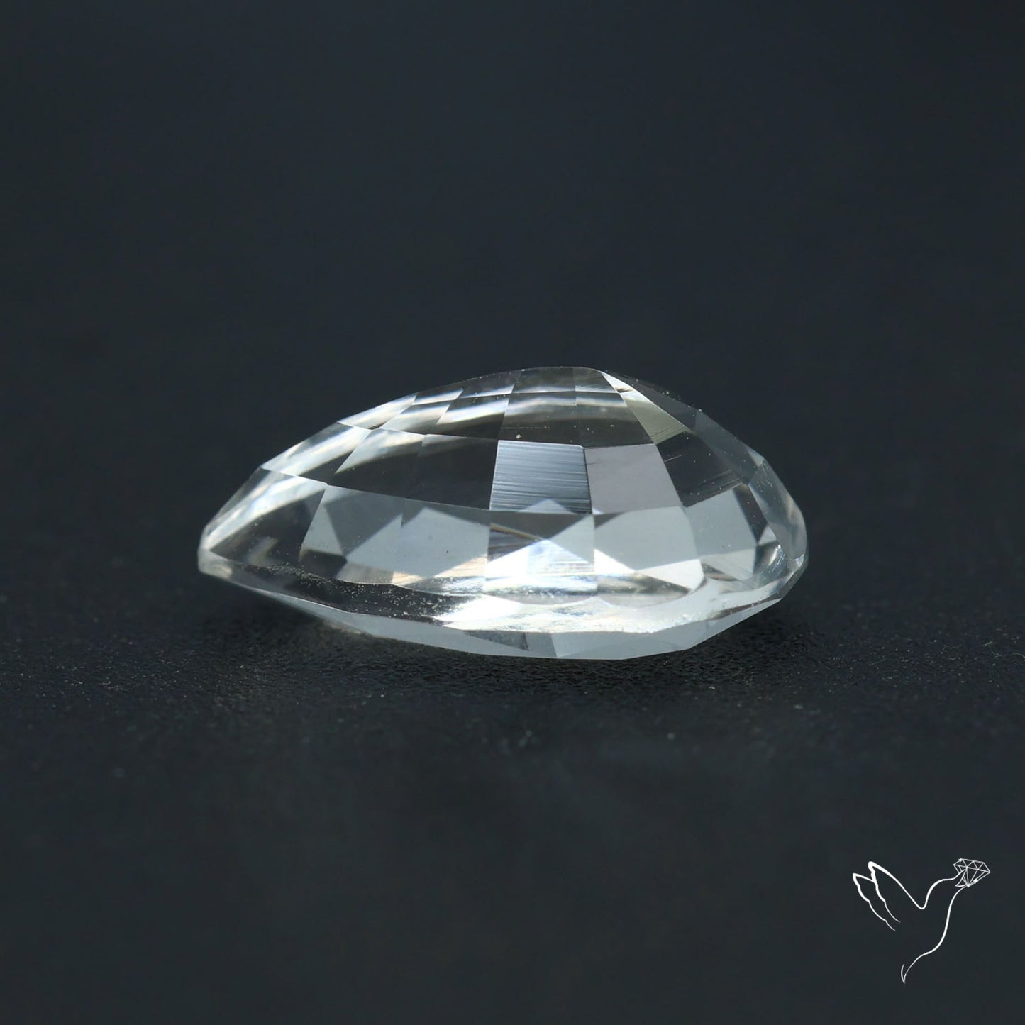 Himalayan Clear Quartz Faceted Fine Cut Gemstone