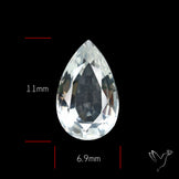 Himalayan Clear Quartz Faceted Fine Cut Gemstone