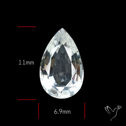 Himalayan Clear Quartz Faceted Fine Cut Gemstone
