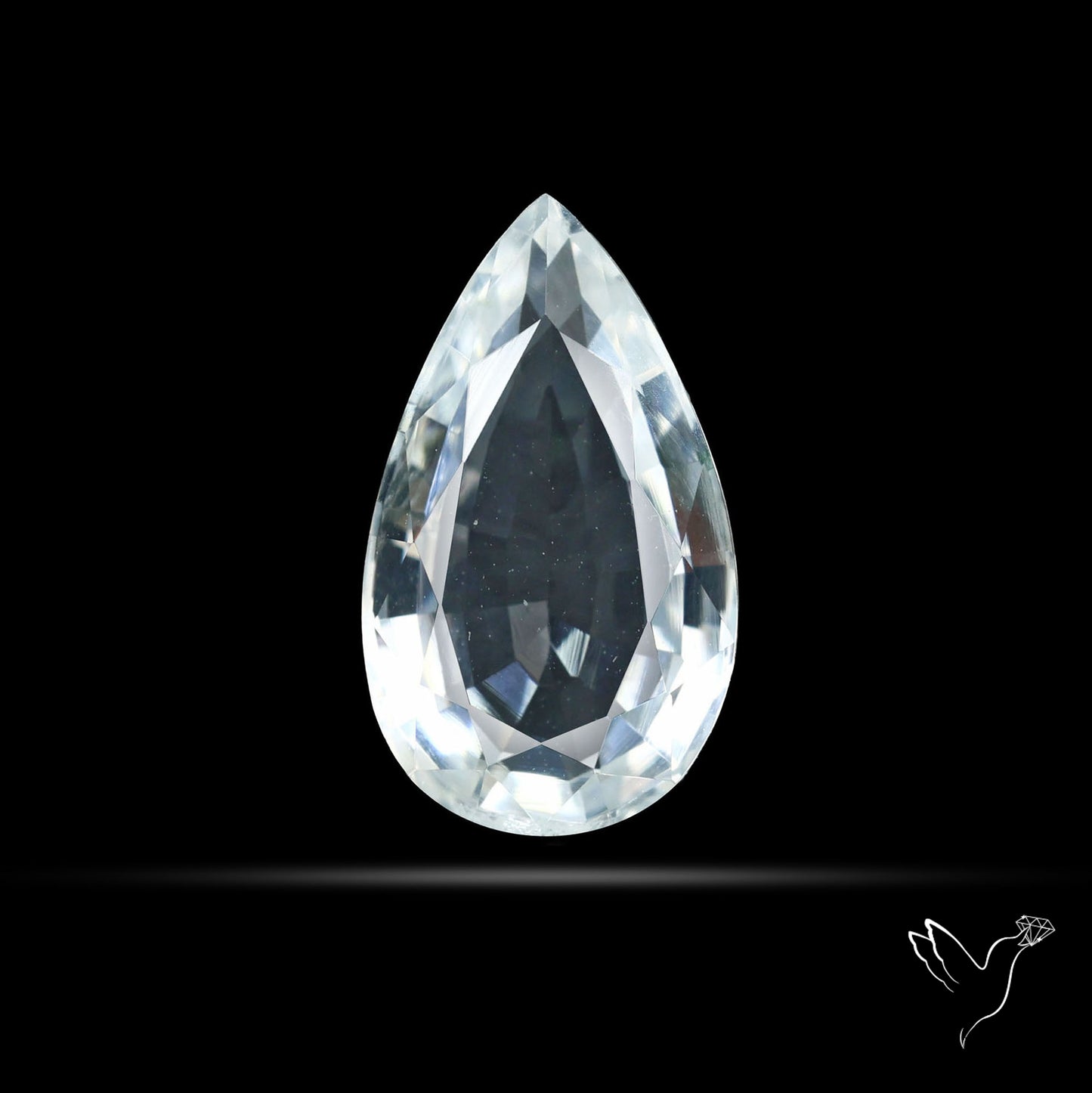Himalayan Clear Quartz Faceted Fine Cut Gemstone