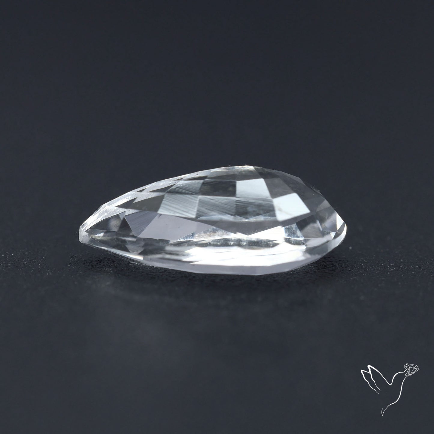 Himalayan Clear Quartz Faceted Fine Cut Gemstone