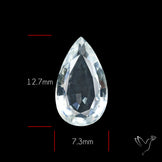 Himalayan Clear Quartz Faceted Fine Cut Gemstone