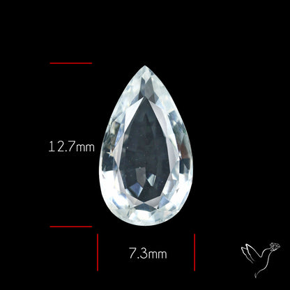 Himalayan Clear Quartz Faceted Fine Cut Gemstone