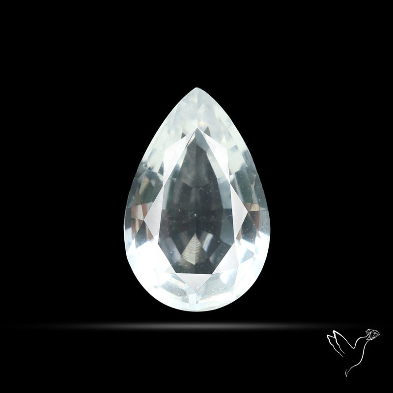 Himalayan Clear Quartz Faceted Fine Cut Gemstone