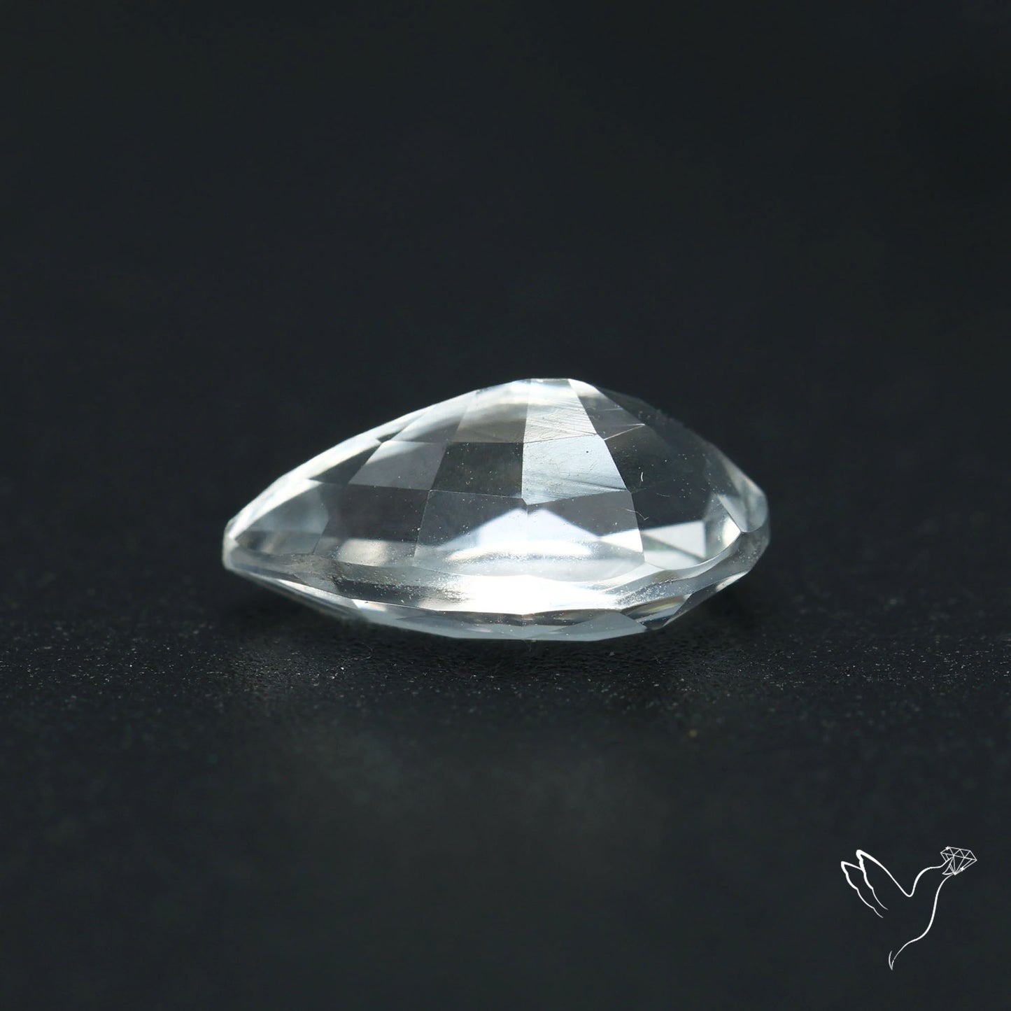 Himalayan Clear Quartz Faceted Fine Cut Gemstone