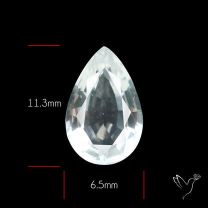 Himalayan Clear Quartz Faceted Fine Cut Gemstone
