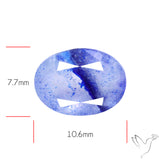 Malagasy Rare Quartz with Lazulite Inclusions