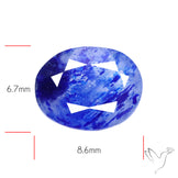 Malagasy Rare Quartz with Lazulite Inclusions