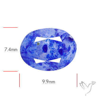 Malagasy Rare Quartz with Lazulite Inclusions