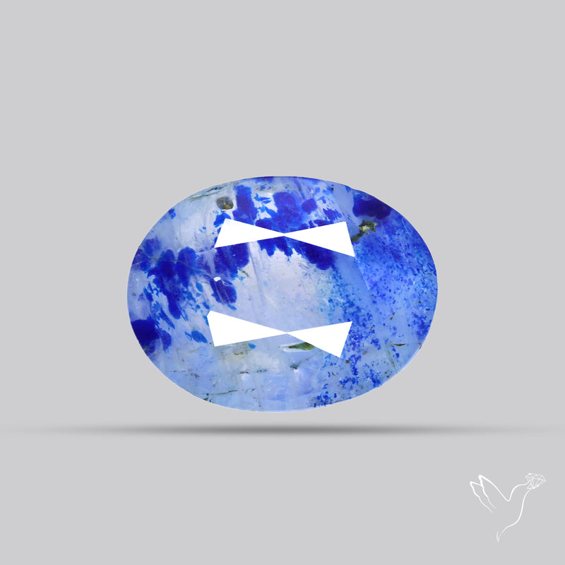 Malagasy Rare Quartz with Lazulite Inclusions