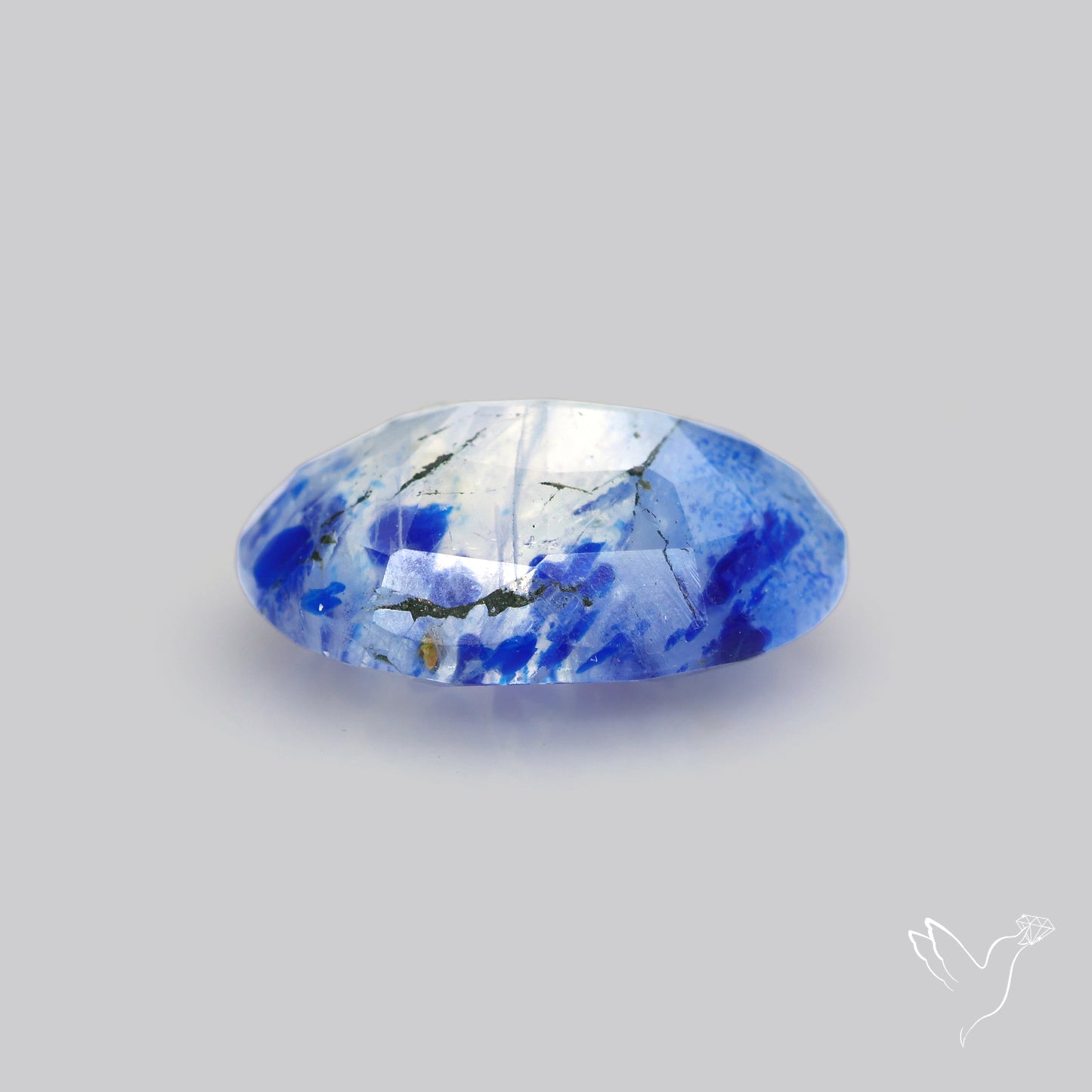 Malagasy Rare Quartz with Lazulite Inclusions