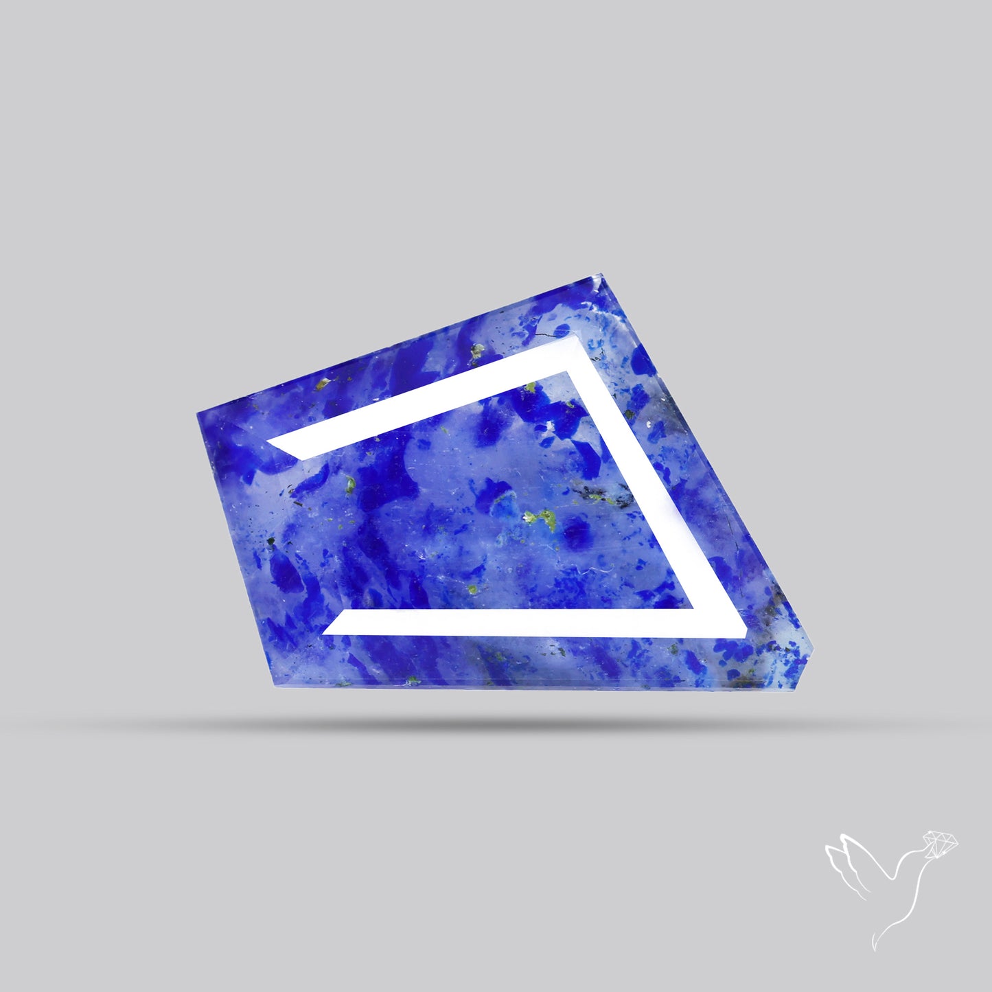 Malagasy Rare Quartz with Lazulite Inclusions