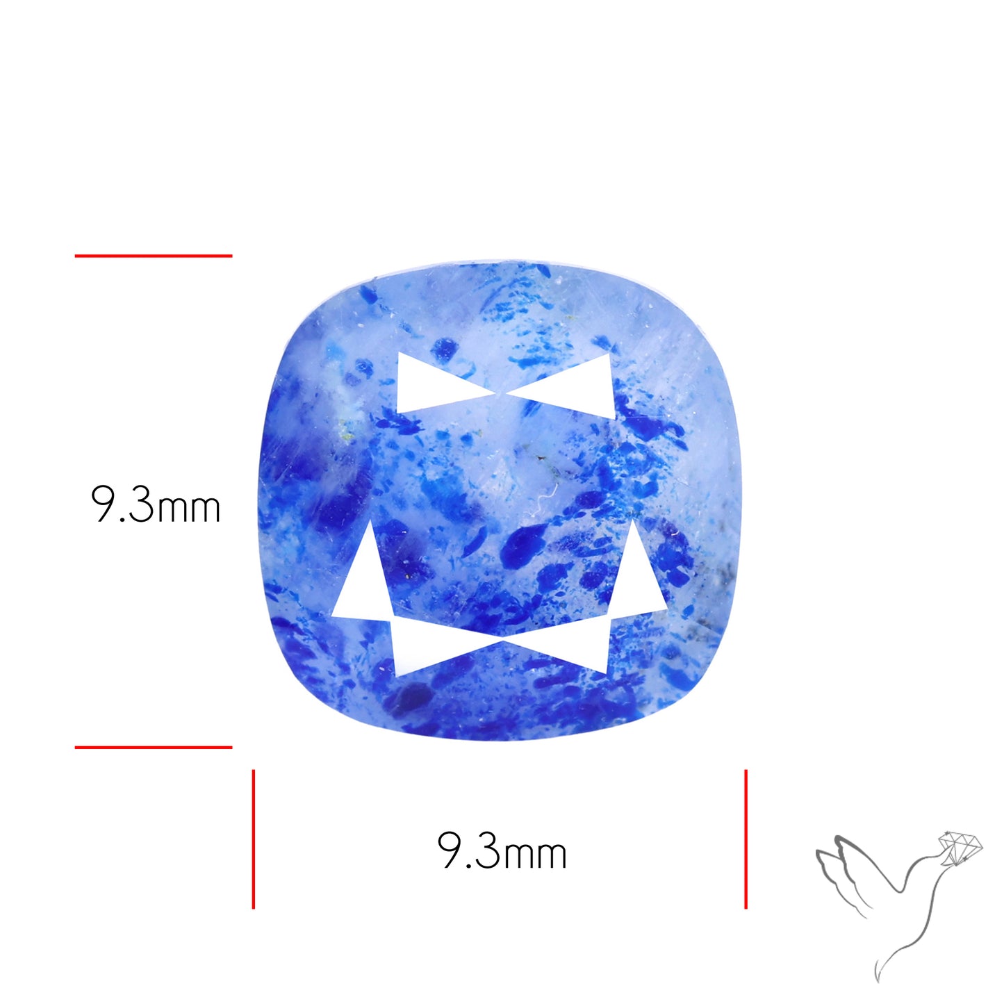 Malagasy Rare Quartz with Lazulite Inclusions