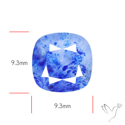 Malagasy Rare Quartz with Lazulite Inclusions