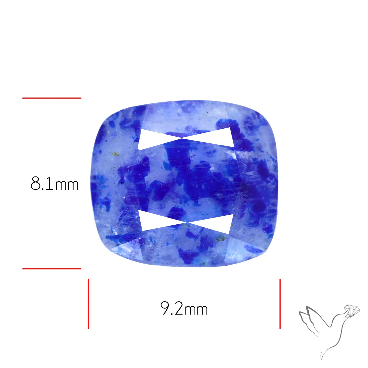 Malagasy Rare Quartz with Lazulite Inclusions