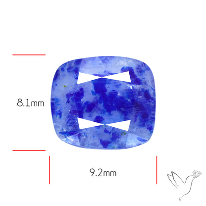 Malagasy Rare Quartz with Lazulite Inclusions