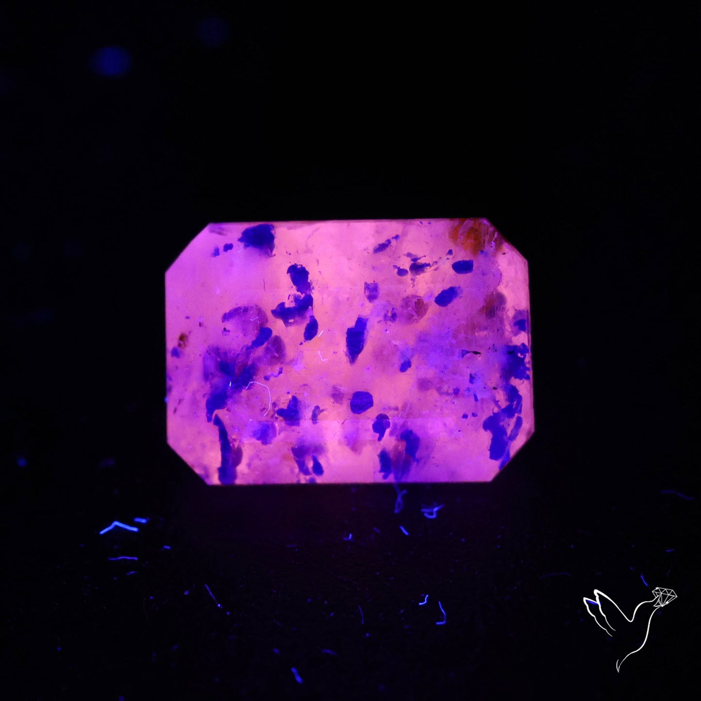 Malagasy Rare Quartz with Lazulite Inclusions