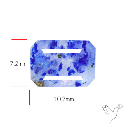 Malagasy Rare Quartz with Lazulite Inclusions
