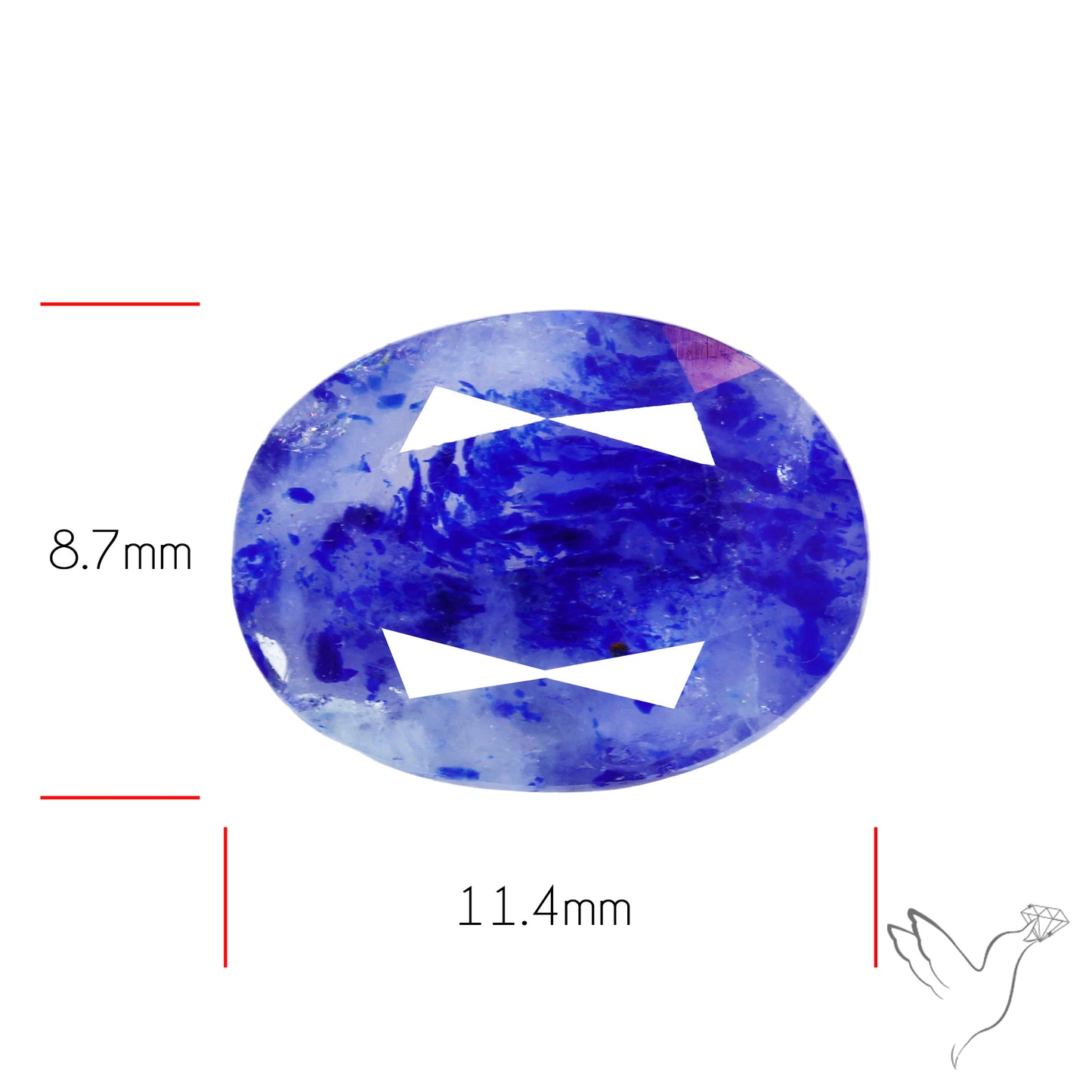 Malagasy Rare Quartz with Lazulite Inclusions