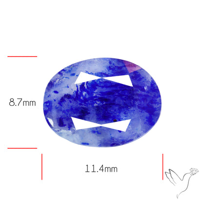 Malagasy Rare Quartz with Lazulite Inclusions
