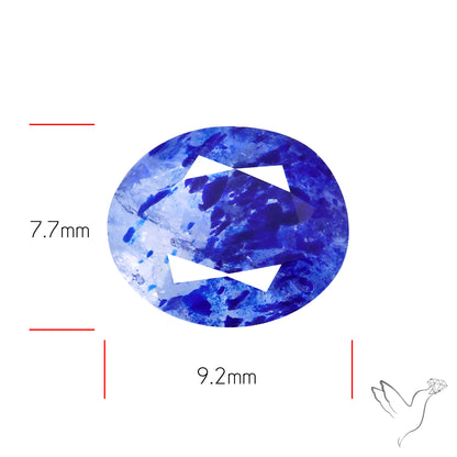 Malagasy Rare Quartz with Lazulite Inclusions